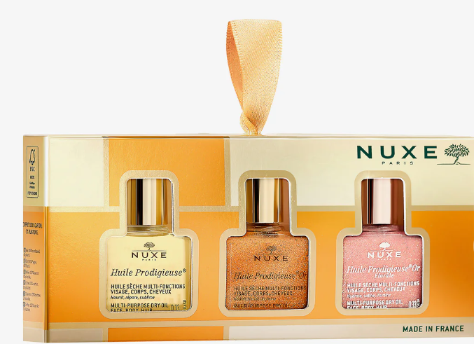 NUXE Geschenkset 2024 Huile Prodigieuse Minis